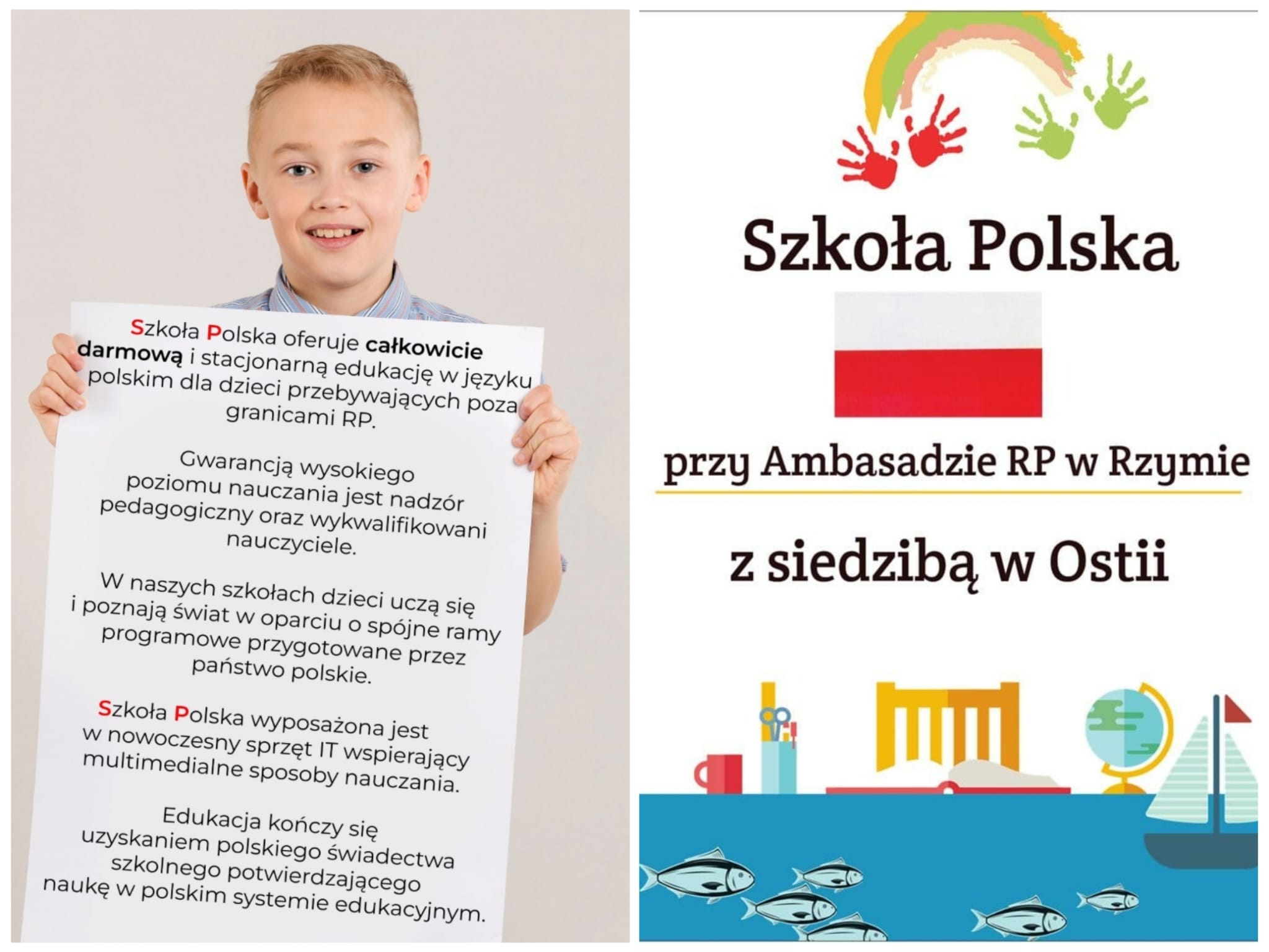 Otwarte zapisy do Szkoły Polskiej w Ostii - zapraszamy!